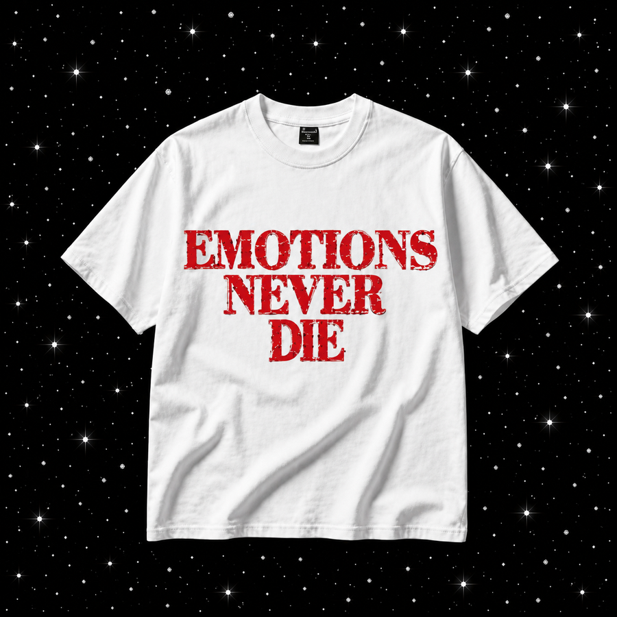 POLERA MIXED EMOTION "NEVER DIE"