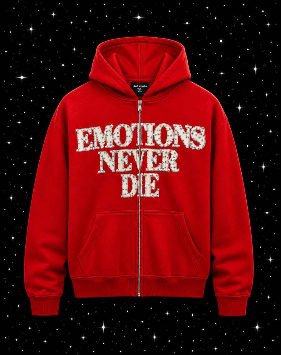 HOODIE MIXED EMOTION "NEVER DIE"