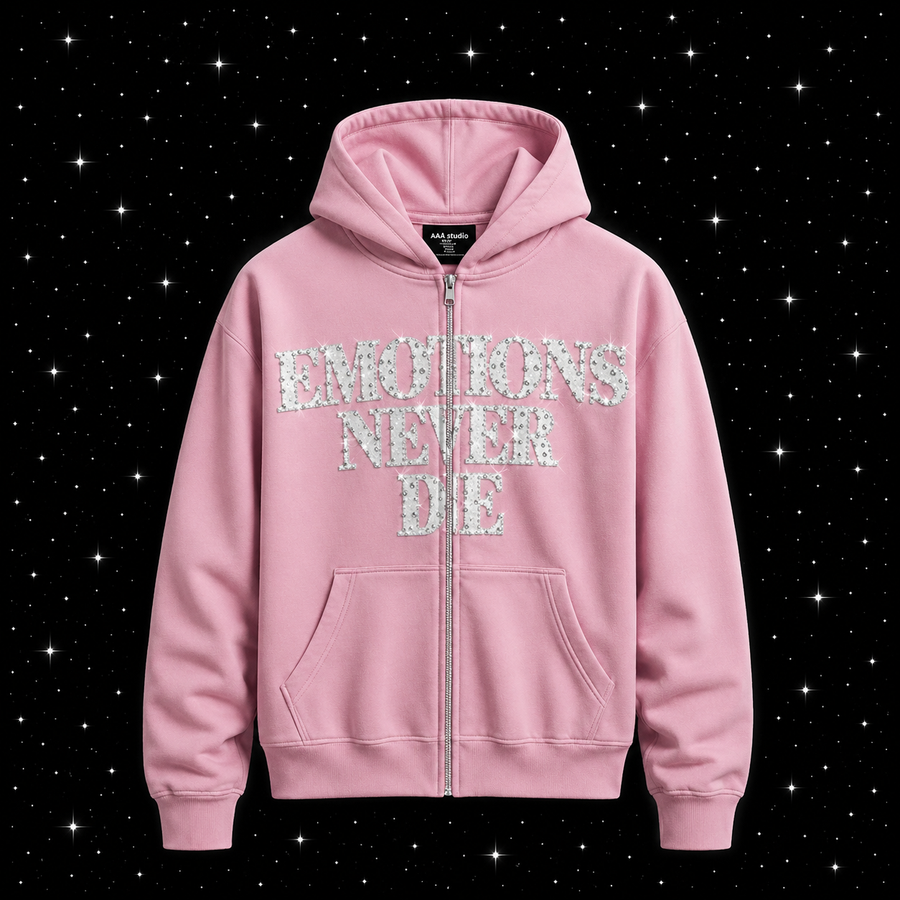 HOODIE MIXED EMOTION "NEVER DIE"