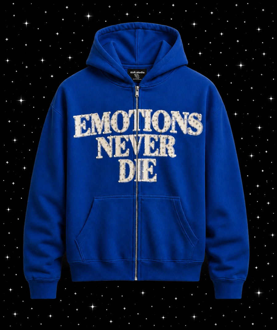 HOODIE MIXED EMOTION "NEVER DIE"