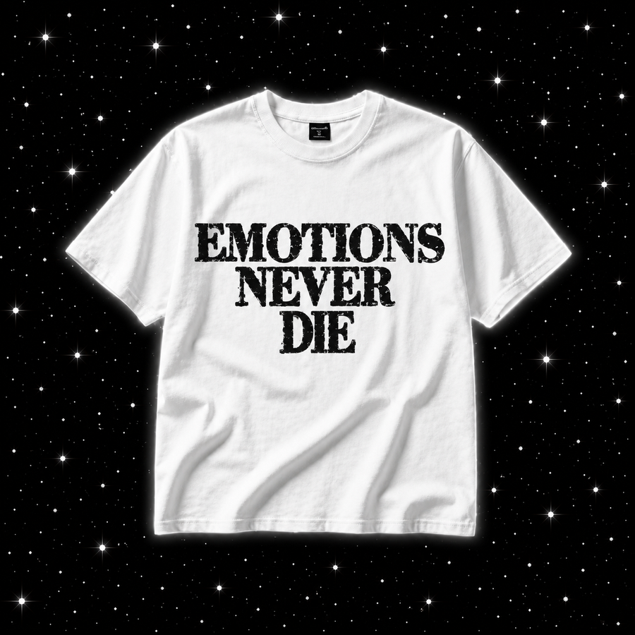 POLERA MIXED EMOTION "NEVER DIE"