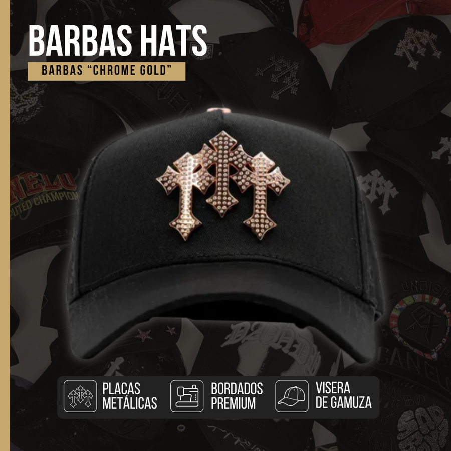 Barbas Hats "Chrome Gold"