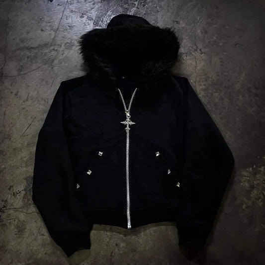 Black Leaf W Hoodie