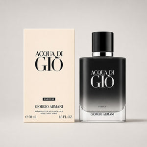 Perfume Giorgio Armani Acqua di Gio Parfum de 50ml con caja en Ricky Luxury